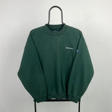 Retro Reebok Sweatshirt Forest Green Medium