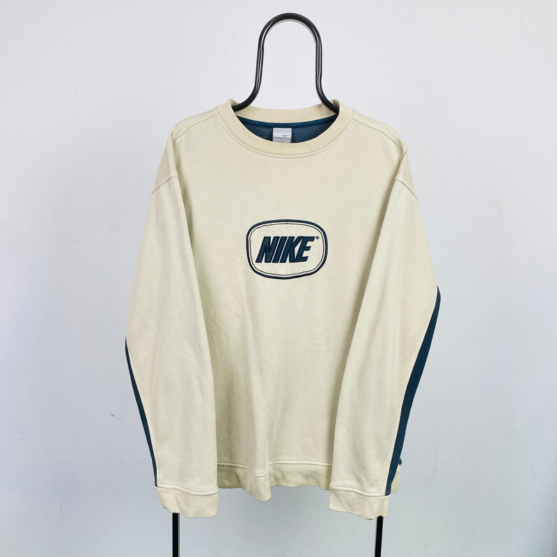 Vintage Nike Sweatshirt Brown Large