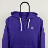 Vintage Nike Hoodie Purple Small