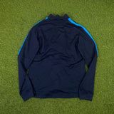 Vintage Nike Dri-Fit Tracksuit Jacket + Joggers Set Blue Medium