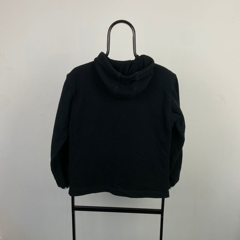 Vintage Nike 1/4 Zip Hoodie Black Small