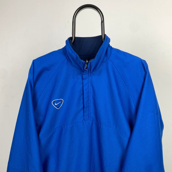 Vintage Nike Reversible Windbreaker Jacket Blue Medium