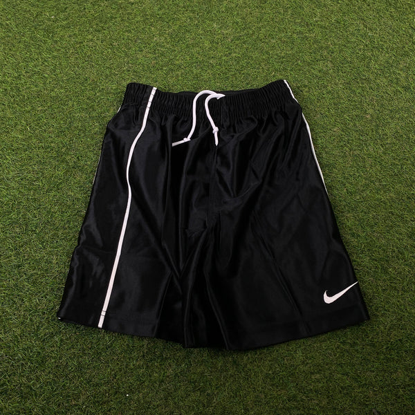 Vintage Nike Nylon Football Shorts Black XS