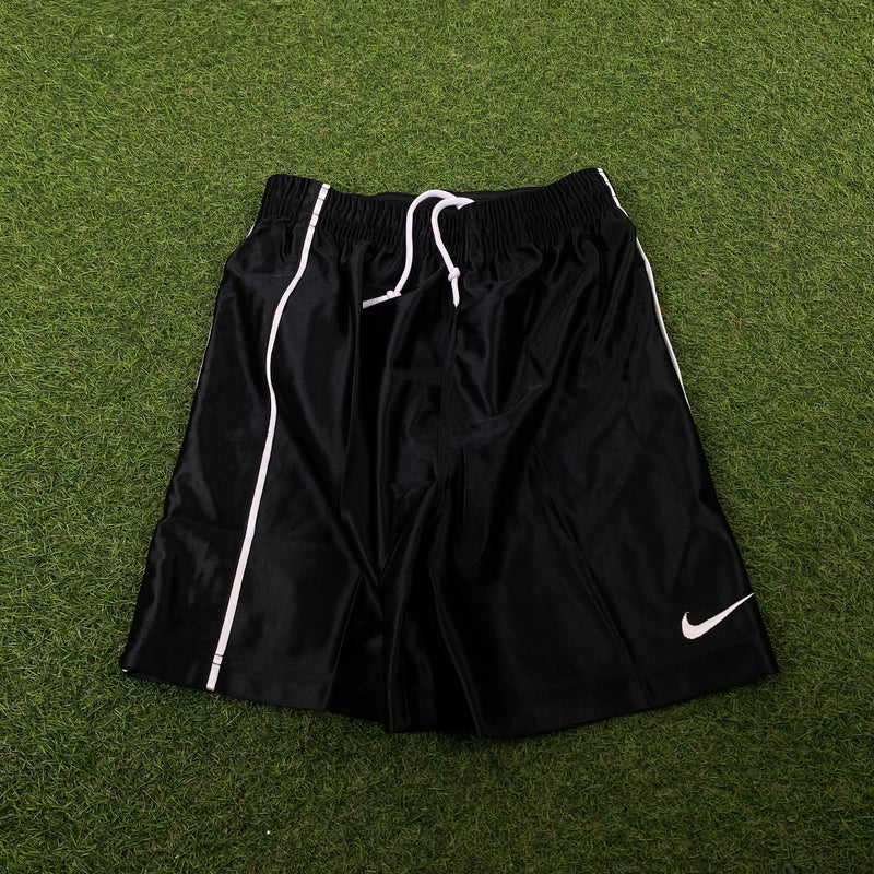 Vintage Nike Nylon Football Shorts Black XS