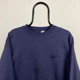 Vintage Nike Sweatshirt Purple Small