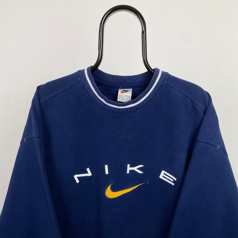 Vintage Nike Sweatshirt Blue XL