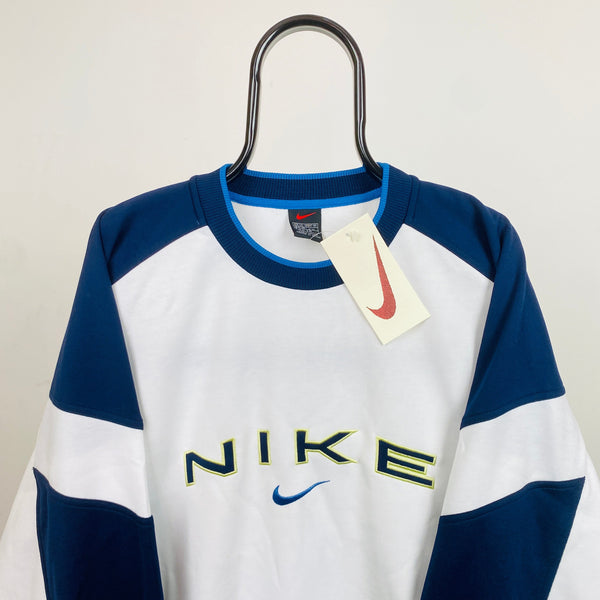 Vintage Nike Sweatshirt White XXL