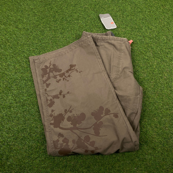 Vintage Nike Cargo Trousers Joggers Brown XS