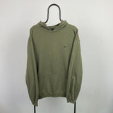 Vintage Nike Hoodie Khaki Green Large