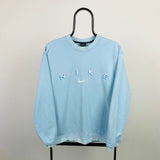 Vintage Nike Sweatshirt Baby Blue Medium