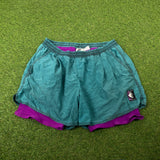 Vintage Nike Challenge Court Shorts Green Medium