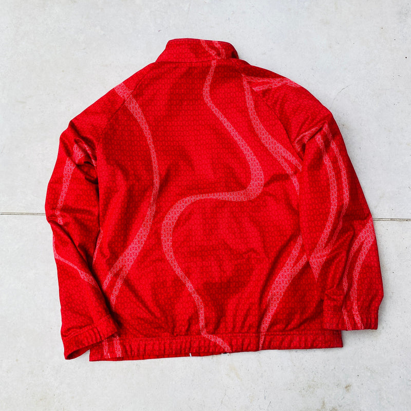 Vintage Nike Reversible Tn Air Windbreaker Jacket Red Small