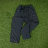 Vintage Nike Clima-Fit Tracksuit Jacket + Joggers Set Blue Small