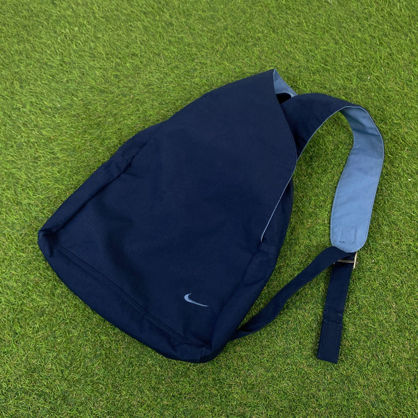 Vintage Nike Reversible Sling Shoulder Bag Blue Vintage Box