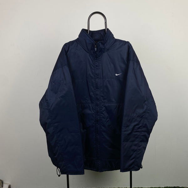 Vintage Nike Down Puffer Jacket Blue XXL