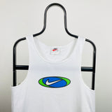 Vintage Nike Vest T-Shirt White Small