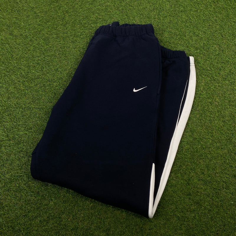 Vintage Nike Cotton Joggers Blue XL