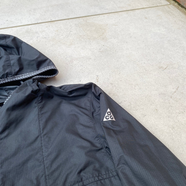 Vintage Nike ACG Packable Waterproof Coat Jacket Black Small