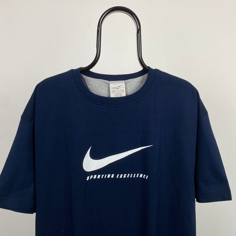 Vintage Nike T-Shirt Blue XXL