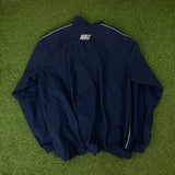 Vintage Nike Piping Tracksuit Set Windbreaker + Joggers Blue XXL