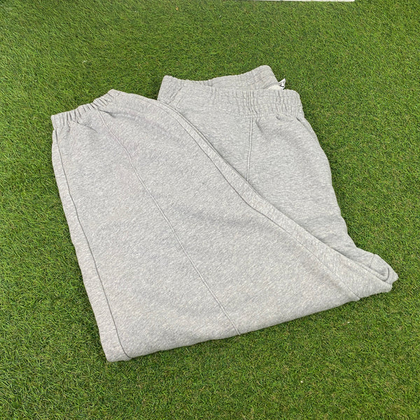 Vintage Nike Cotton Joggers Grey XXL