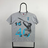 Vintage Nike Agassi Challenge Court T-Shirt Grey XS