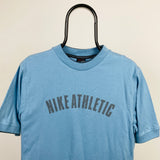 Vintage Nike Athletic T-Shirt Blue Small