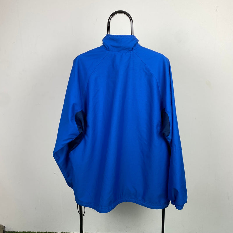 Vintage Nike Reversible Windbreaker Jacket Blue Medium