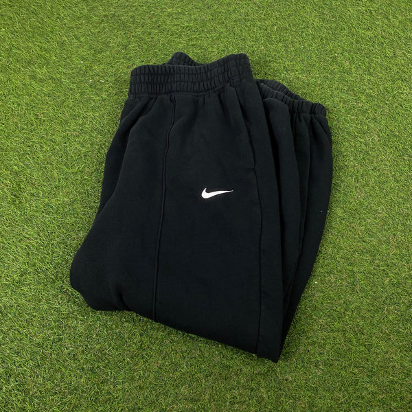 Vintage Nike Cotton Joggers Black XL