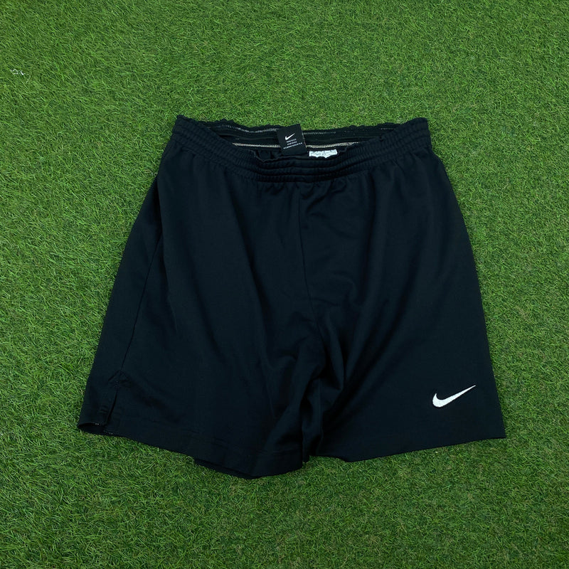 Vintage Nike Football Shorts Black Small