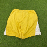 Vintage Nike Shorts Yellow Medium