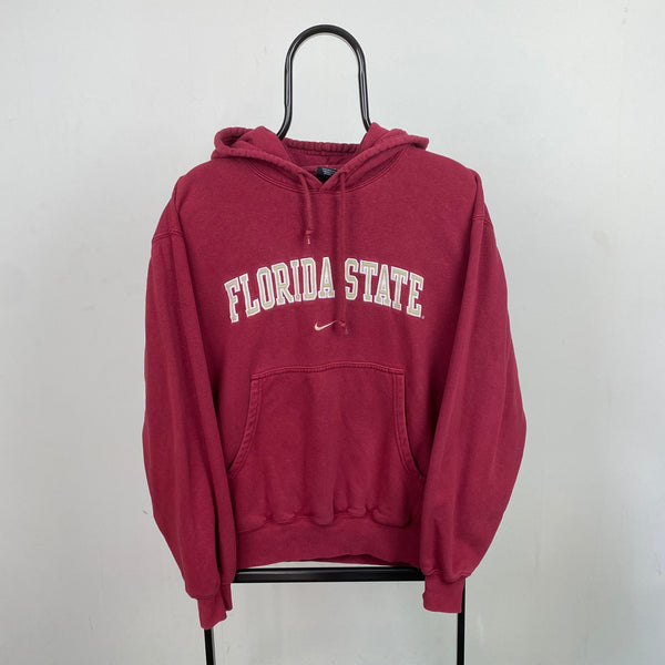 Vintage Nike Florida State Hoodie Red Medium