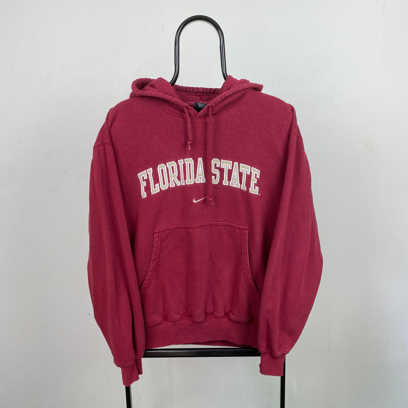 Vintage Nike Florida State Hoodie Red Medium