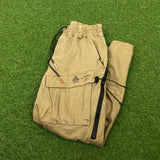 Vintage Nike ACG Cargo Trousers Joggers Brown Large