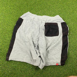 Vintage Nike Cotton Shorts Grey Medium