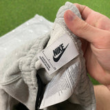 Vintage Nike Cotton Joggers Grey Small