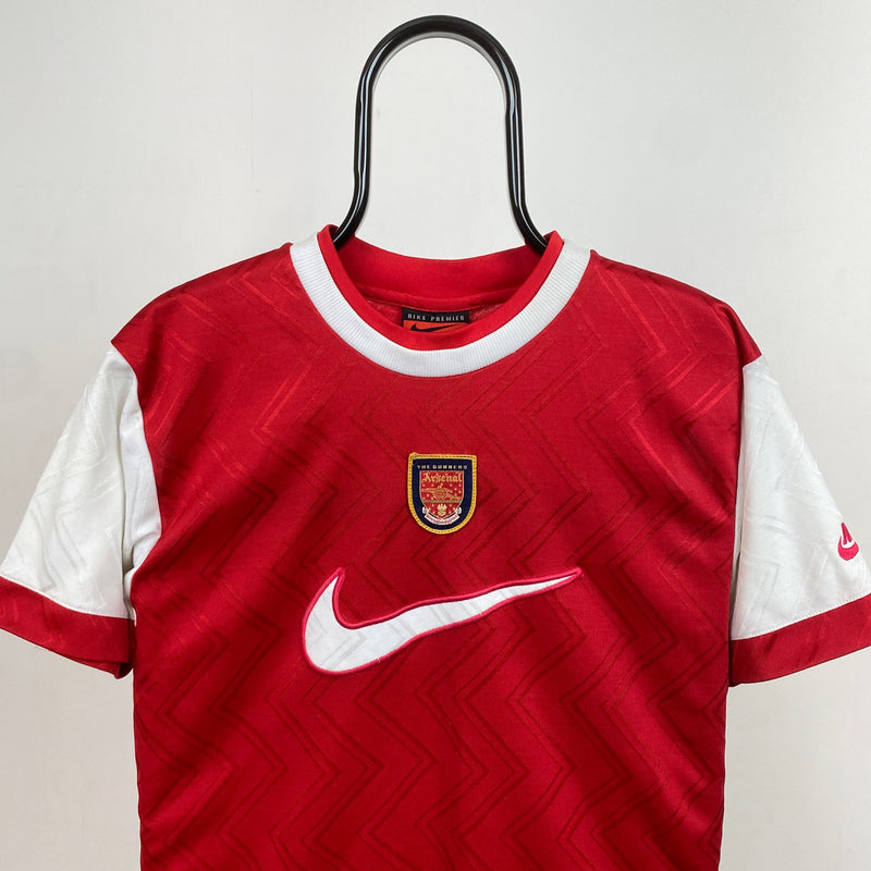 Vintage Nike Arsenal Football Shirt T-Shirt Red Small