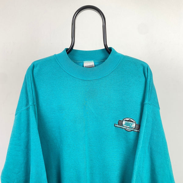 Vintage Nike Sweatshirt Green XL