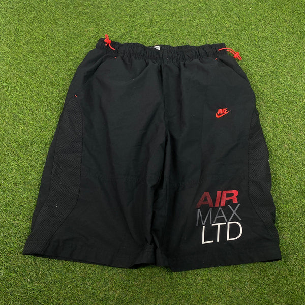 Vintage Nike Air Max Shorts Black Medium