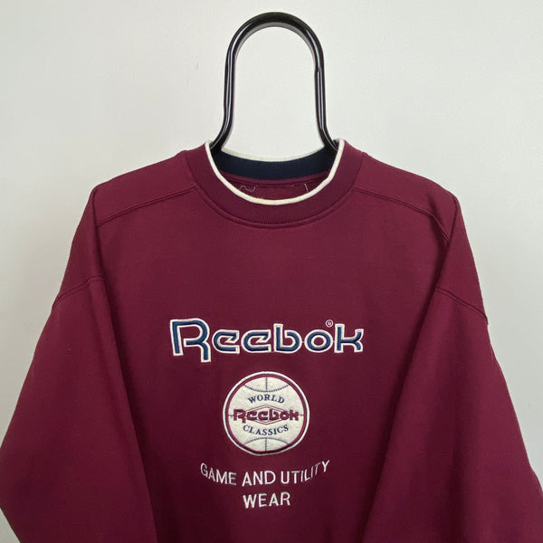 Retro Reebok Sweatshirt Red XL