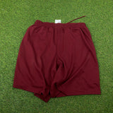 Vintage Nike Football Shorts Red Large