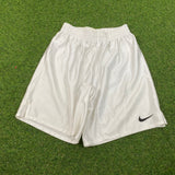 Vintage Nike Nylon Shorts White Small