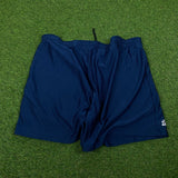 Vintage Nike Football Shorts Blue XXL