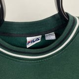 Retro Fila Sweatshirt Green Medium