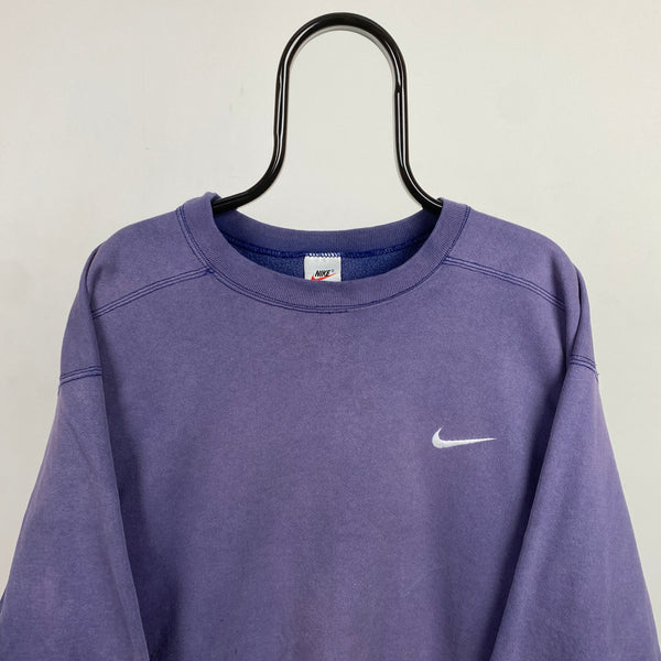 Vintage Nike Sweatshirt Purple XL