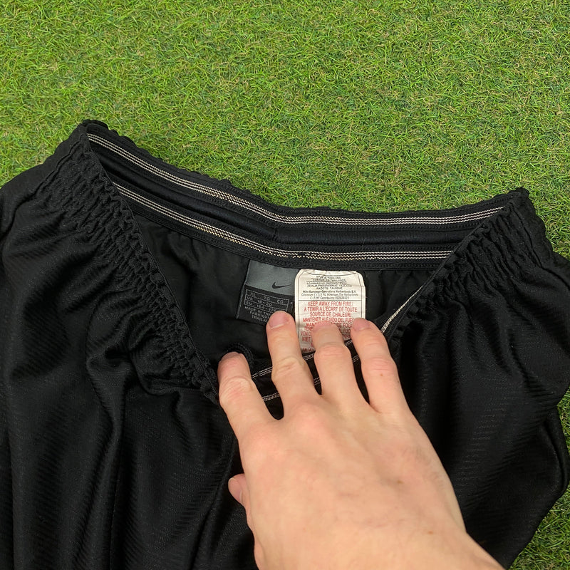 Vintage Nike Football Shorts Black Small