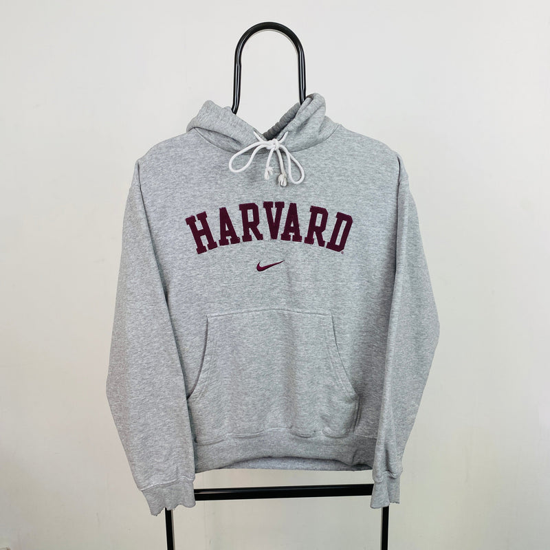 Vintage Nike Harvard Hoodie Grey Small