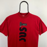 Vintage Nike T-Shirt Red XS