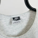 Vintage Nike Vest T-Shirt Grey Medium