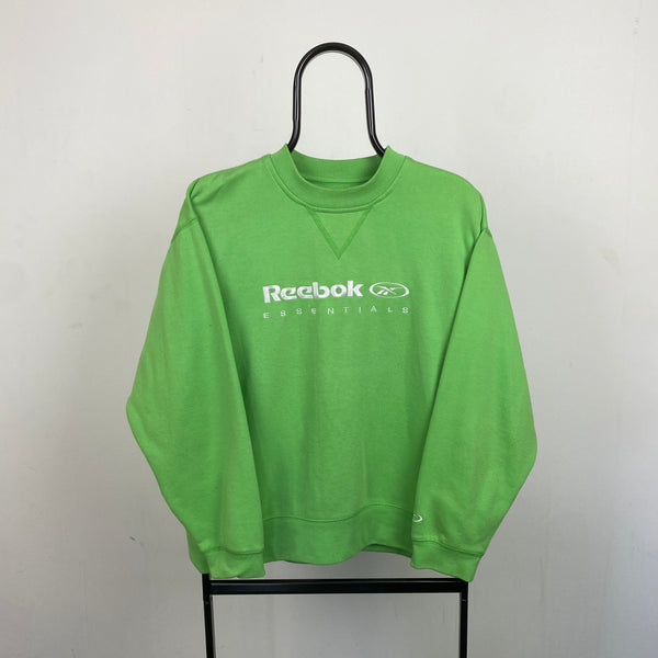 Retro Reebok Sweatshirt Green Medium